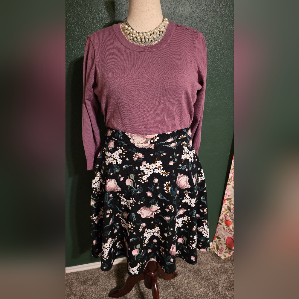 Modcloth Plum Sweater